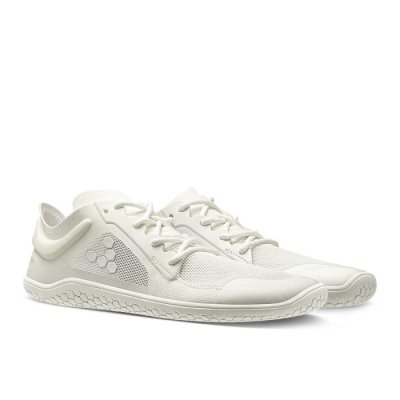 Chaussure Running Vivobarefoot Primus Lite III Homme - Blanche TVG489713